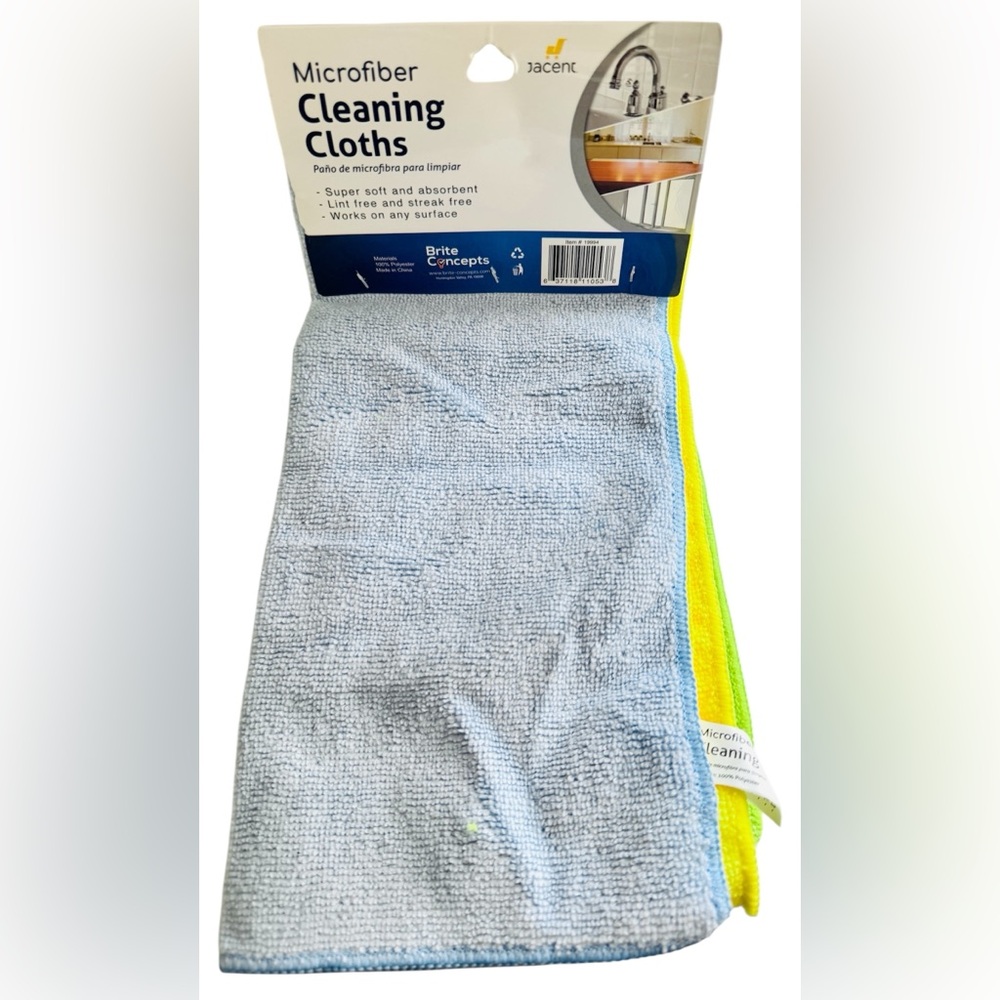 Microfiber Cleaning Cloths - 3 Pack - Picture 3 of 5